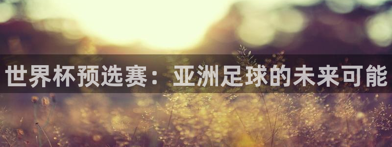 女足世界杯赛程：世界杯预选赛：亚洲足球的未来可能