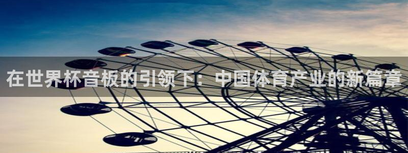 世界杯决赛圈球队：在世界杯音板的引领下：中国体育产业的新篇章