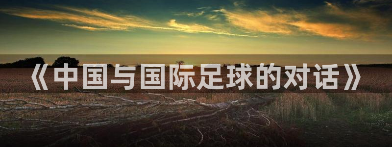 2026世界杯预选赛：《中国与国际足球的对话》